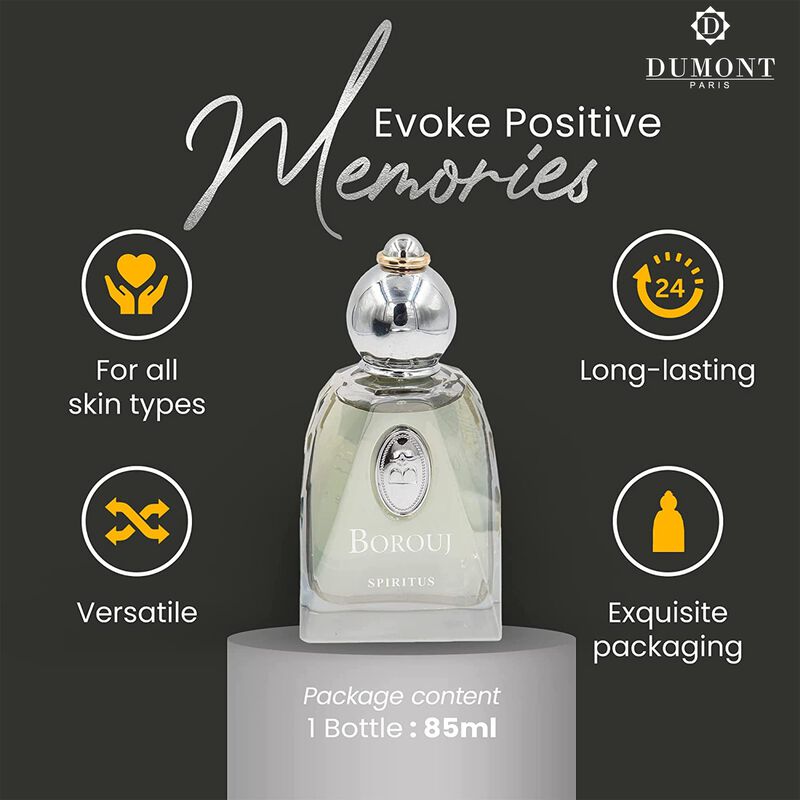 Perfume Dumont Borouj Spiritus 85 Ml Unisex De ... image number null