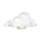 Vajilla Denim Blanca Ideen 20 Piezas para 4 Personas &ndash; Cer&aacute;mica Elegante