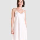 Camis&oacute;n de Raso Jacquard Marfil