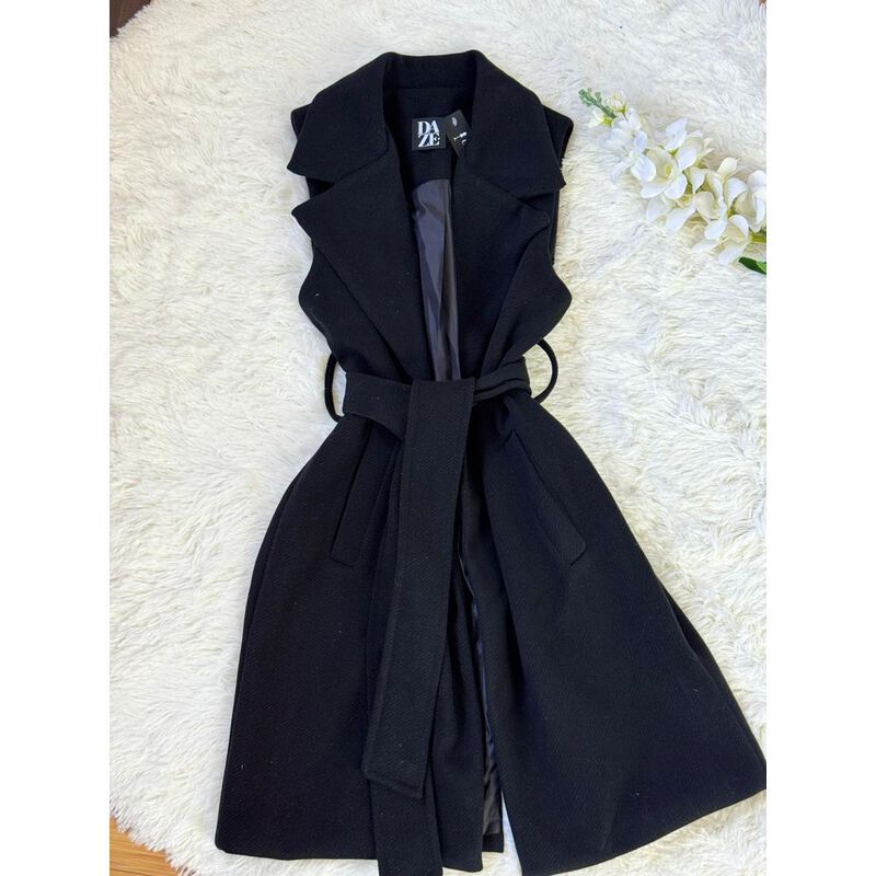 Chaleco Largo Paño image number null