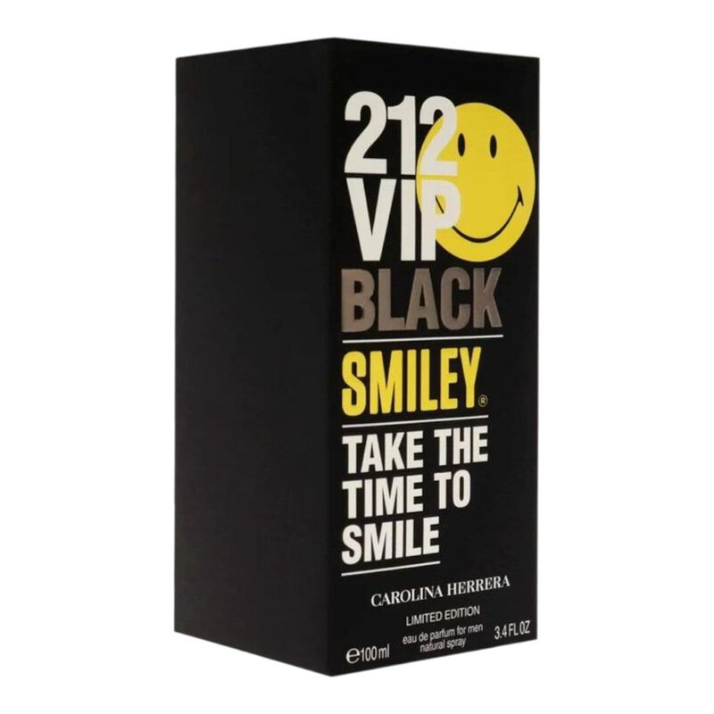 Perfume Carolina Herrera 212 Vip Black Smiley E... image number null