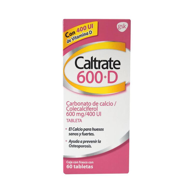 Caltrate 600+d 600 Mg/400 Ui 60 Tableta(s) image number null