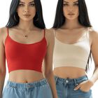 Set De 2 Top De Mujer TOP-07-PX2 Variedad de Colores Deportivo O Casual Stretch