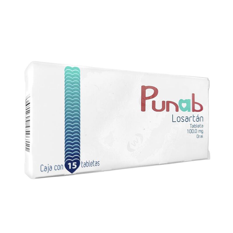 Punab Losartan 100 Mg 15 Tableta(s) image number null