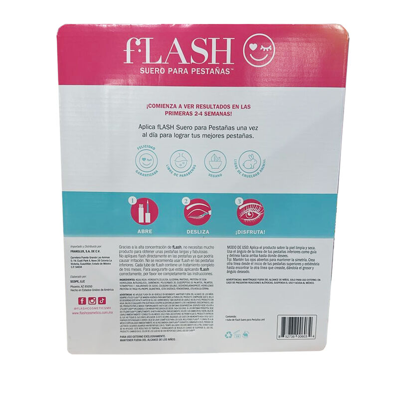 Suero Amplificador de Pesta&ntilde;as Flash image number null