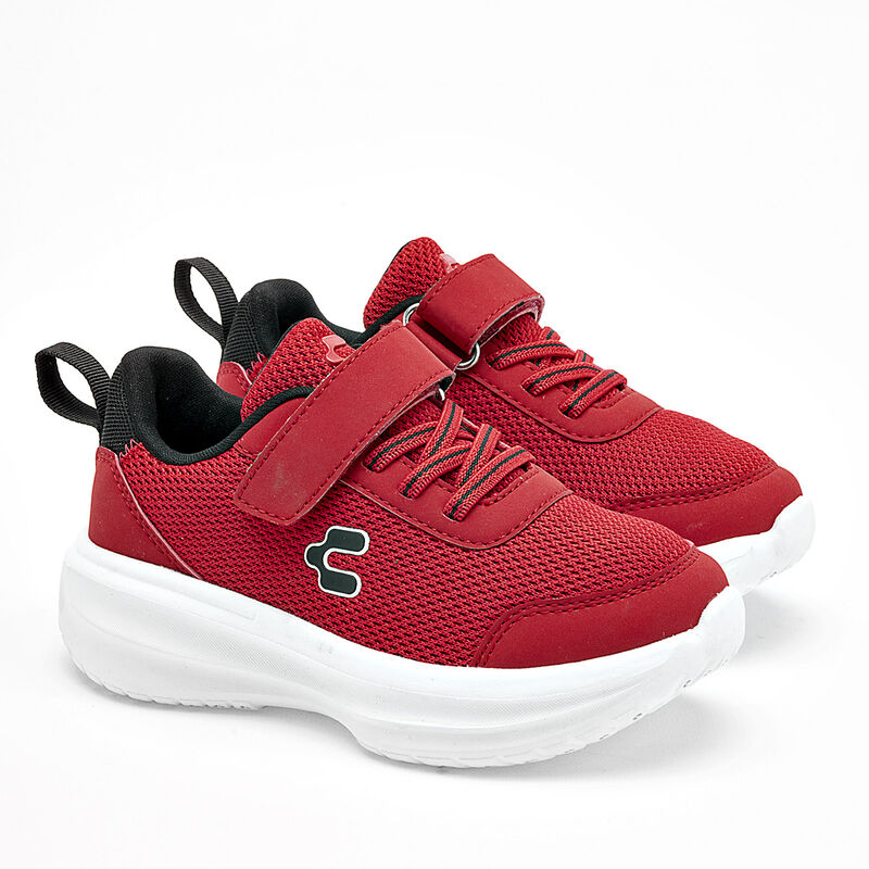 Charly Tenis deportivo para ni&ntilde;o rojo negro image number null