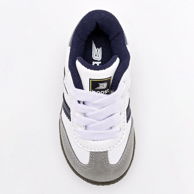 Boost Tenis para beb&eacute; ni&ntilde;o blanco marino gris image number null
