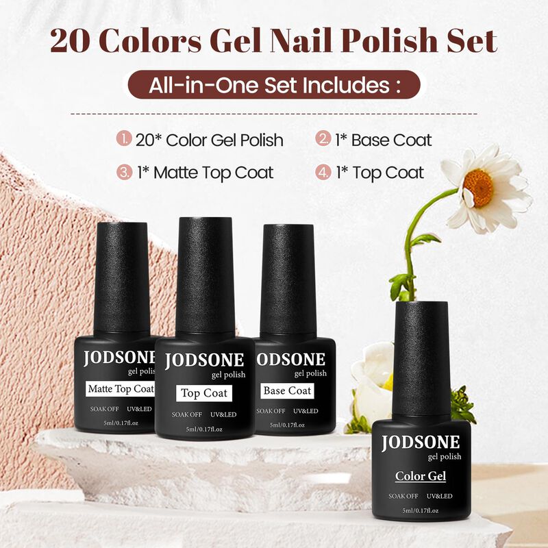Set De Esmaltes De U&ntilde;as En Gel Jodsone 23 Unida... image number null