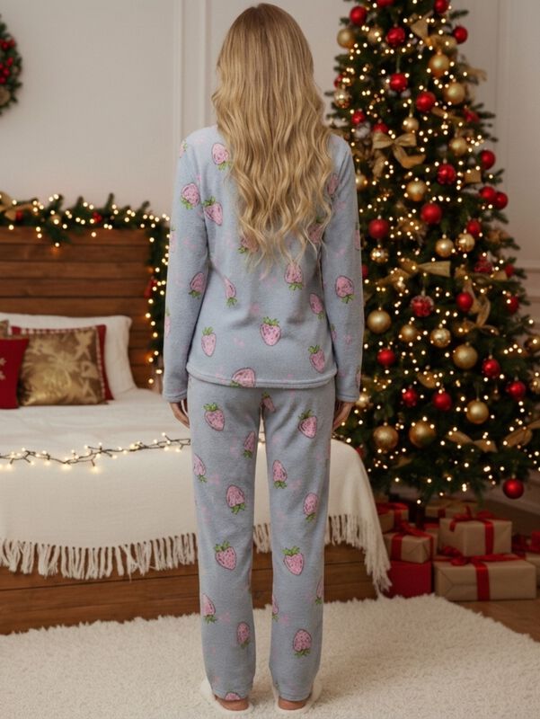 Pijama Afelpada Mujer Polar PIJ-035-2 D62 Panta... image number null