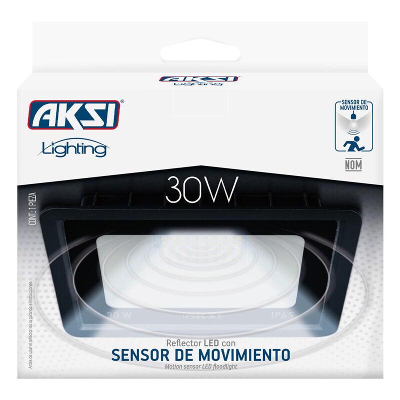 Pack de 2 reflectores Aksi 30W Sensor de Movimi... image number null