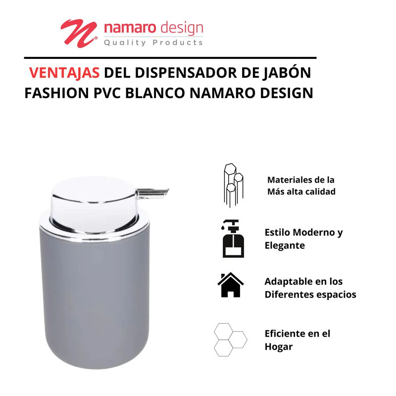 Dispensador Fashion Pvc Gris Namaro Design image number null