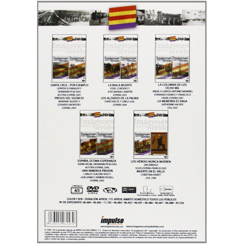 Pack Im&aacute;genes Contra El Olvido [dvd] image number null