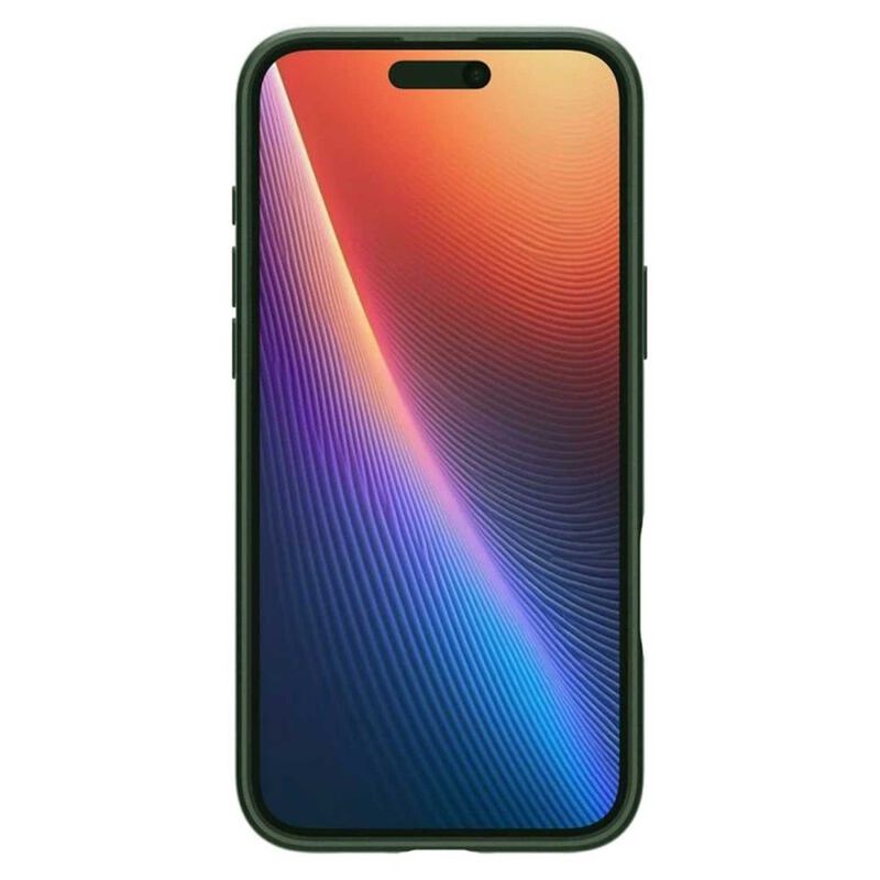 Funda Spigen Thin Fit Mag Para Iphone 16 Verde image number null