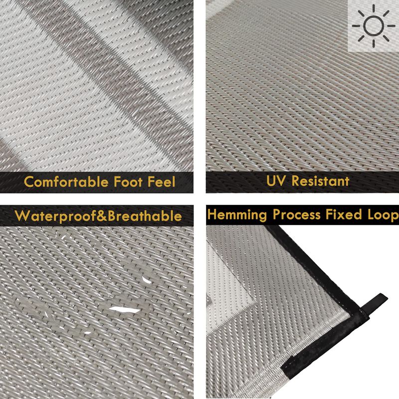 Alfombra Rurality 183x274 cm Impermeable Para E... image number null