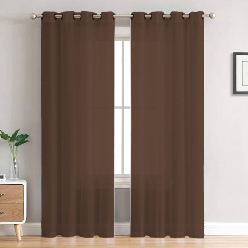 Cortina traslucida con argollas HG-CR-001724 co... image number null