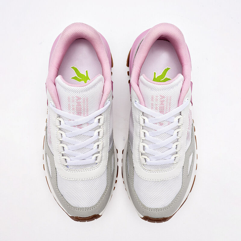 American Fire tenis para mujer blanco gris rosa... image number null