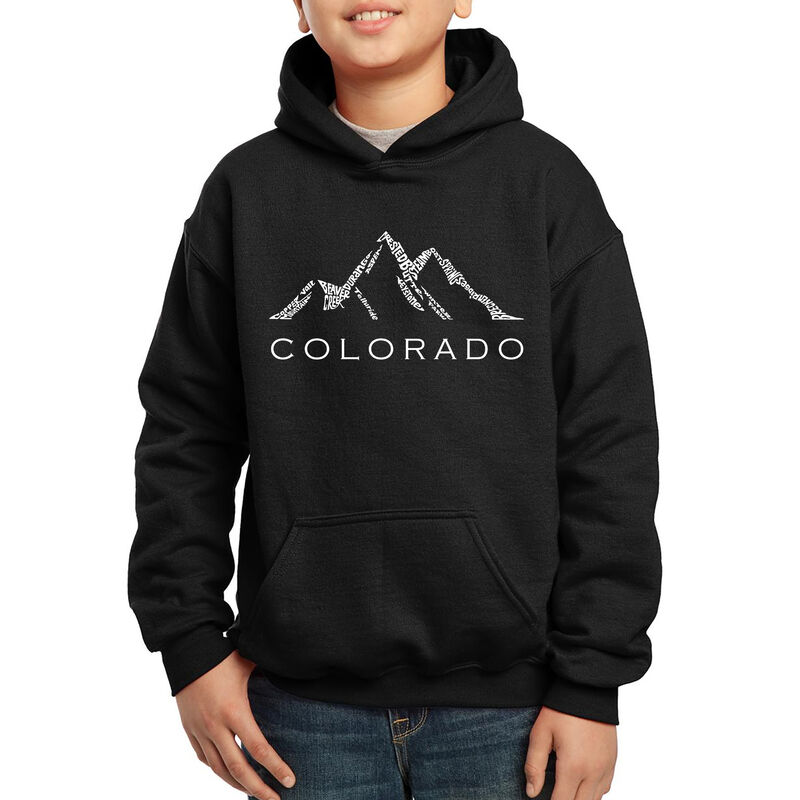 Sudadera Con Capucha Word Art Para Ni&ntilde;o - Puebl... image number null