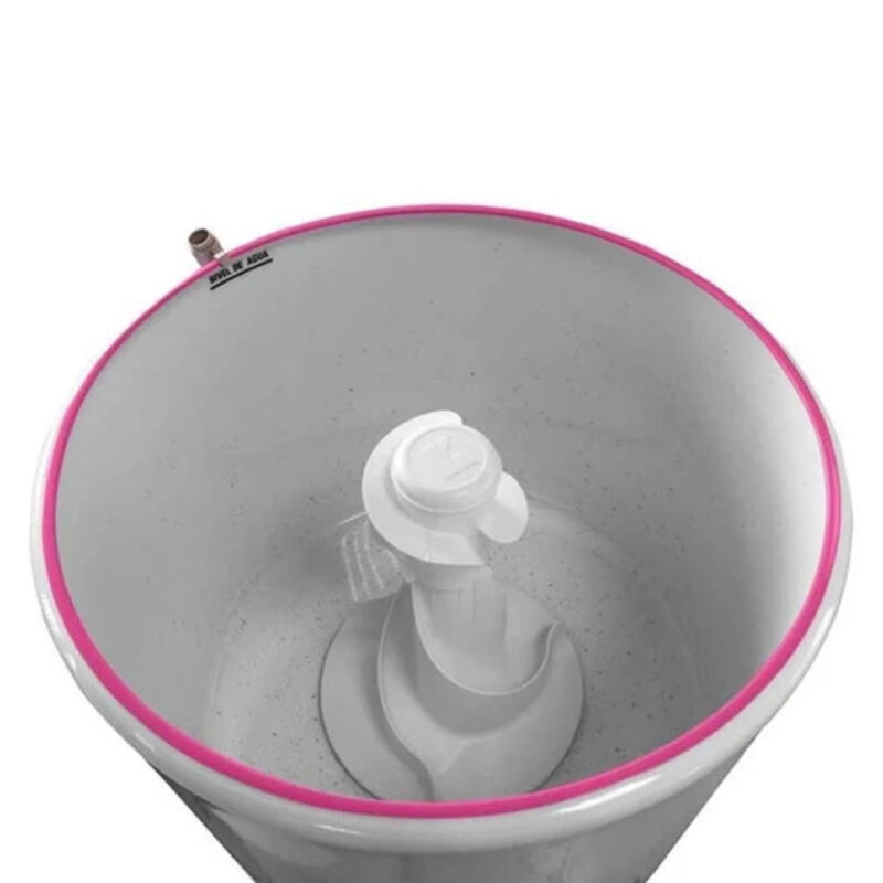 Lavadora 23kg Agitador Espiral 4 Programas Rosa... image number null