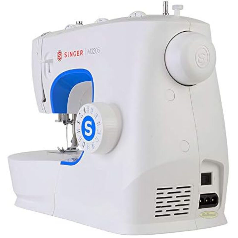 Máquina De Coser Singer M3205 Blanca Y Azul 23 ... image number null
