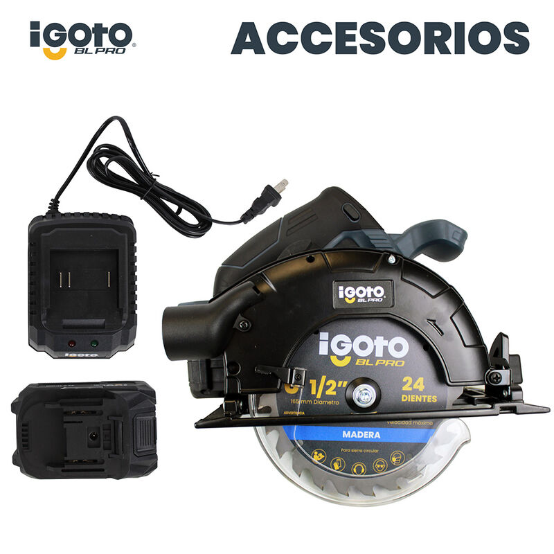 Sierra Circular Corte Profundo Igoto Brushless ... image number null