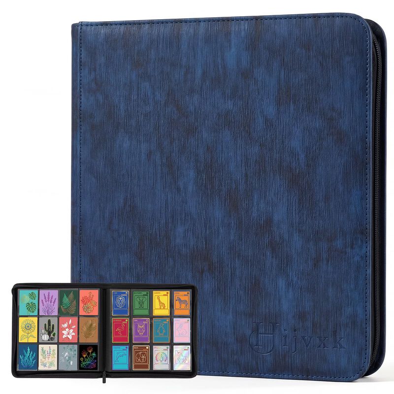 Carpeta De Cartas Hijvxk 720 Bolsillos Azul Osc... image number null