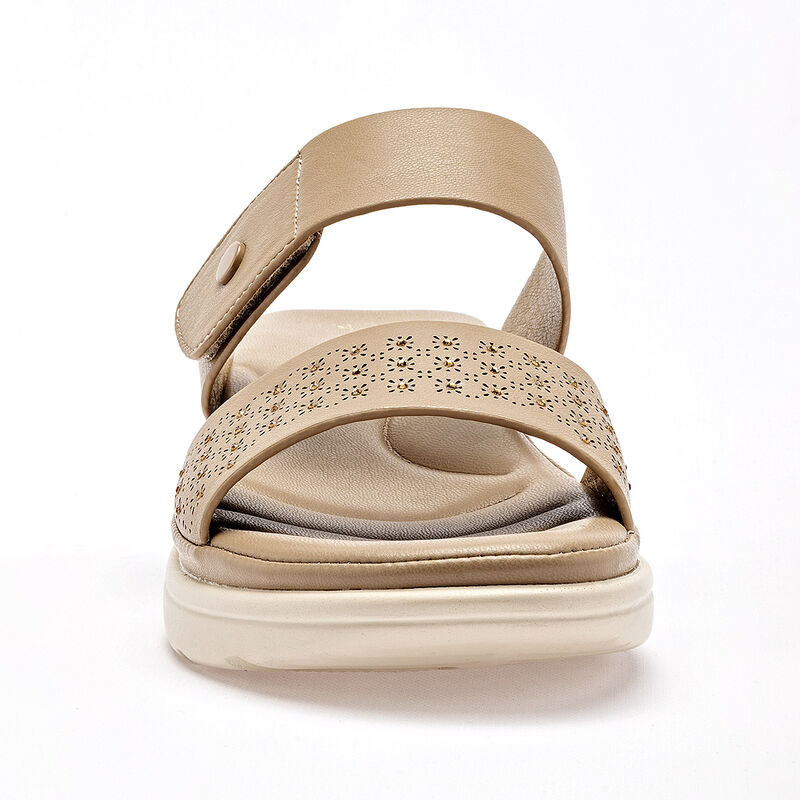 Been Class sandalia plataforma para mujer beige... image number null