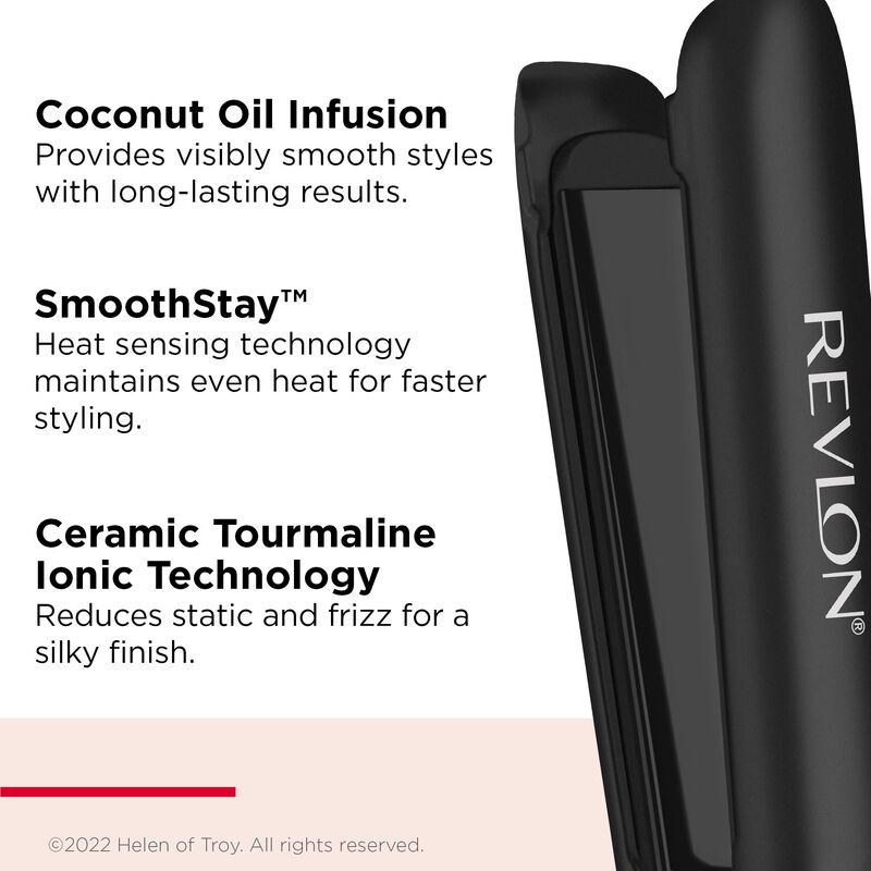 Plancha De Pelo Revlon Smoothstay Con Aceite De... image number null
