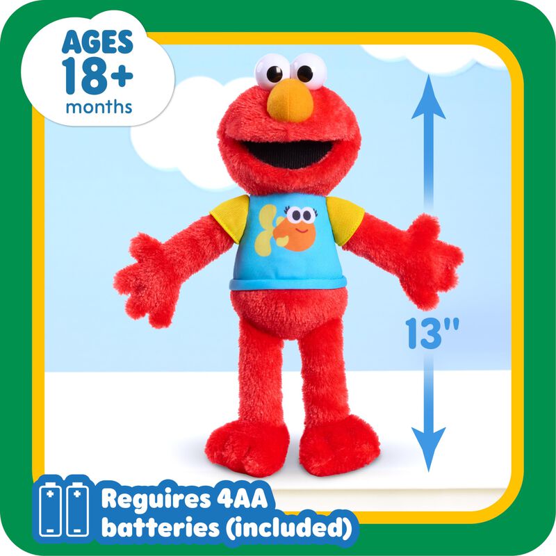 Elmo De Peluche Just Play Sesame Street Para Ca... image number null