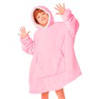 Sudadera Cobija Infantil Unisex Unitalla Acogedora Ligera Multifuncional Rosa Bluelander