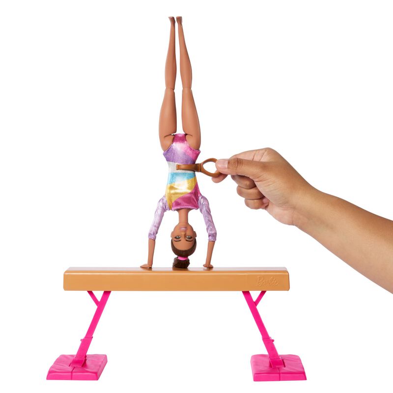 Set De Gimnasia Barbie Careers Con Mu&ntilde;eca Moren... image number null