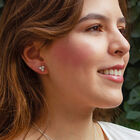 Broqueles Sereno de plata .925 con perlas cultivadas