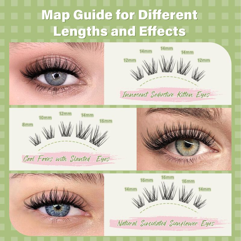 Pesta&ntilde;as Postizas Keyyou Angel Lash 8-16 Mix Cu... image number null