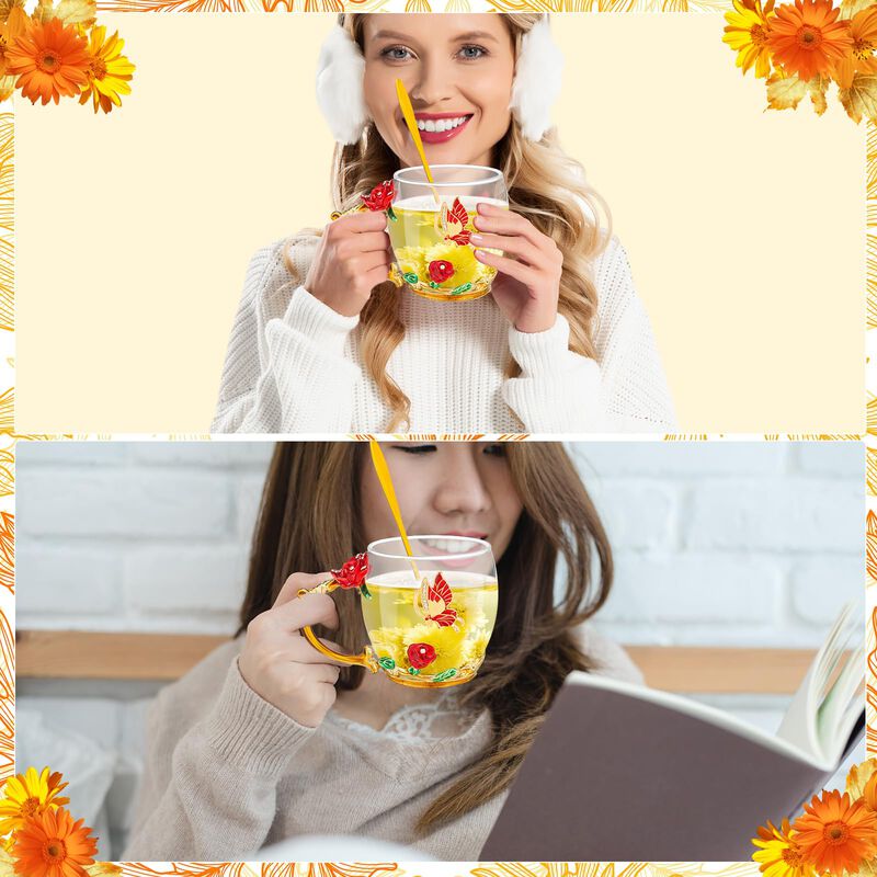 Taza De T&eacute; Tioncy 320 ml Esmaltada (2 Unidades)... image number null