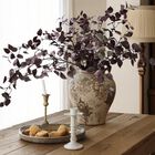 Hojas Artificiales Hyeflora 83 cm Borgo&ntilde;a &ndash; Pack De 5