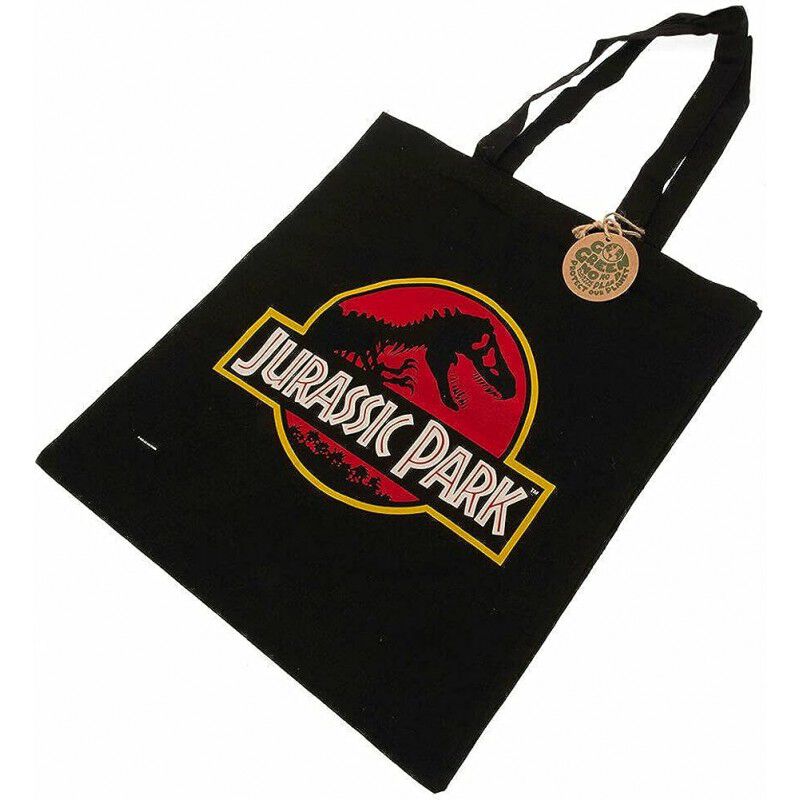 Bolsa Tote Bag Jurassic Park Logo Cl&aacute;sico Alta ... image number null