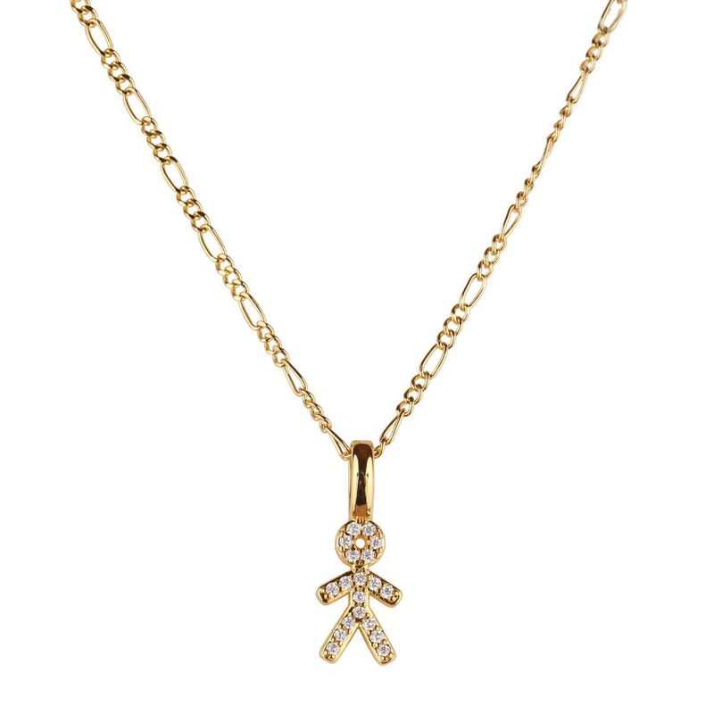 Collar Mujer Oro 14k, Dijes Hijos, Regalos Mamá... image number null