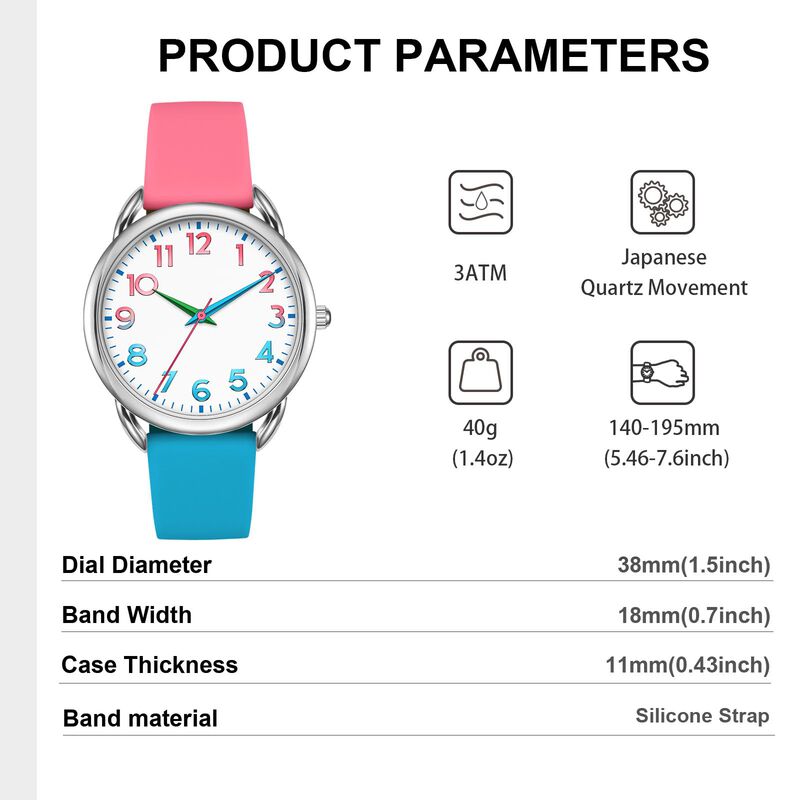 Reloj Bisley Para Mujer, Correa De Silicona Ros... image number null