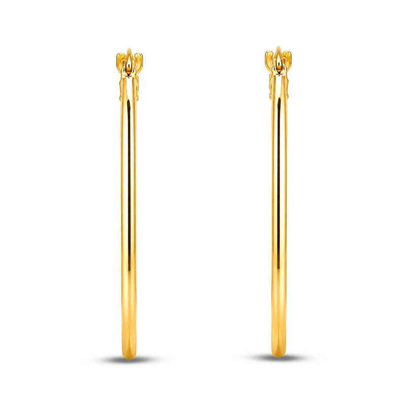 Arracadas Rectangulares Oro 10k Diamantado 9x22... image number null