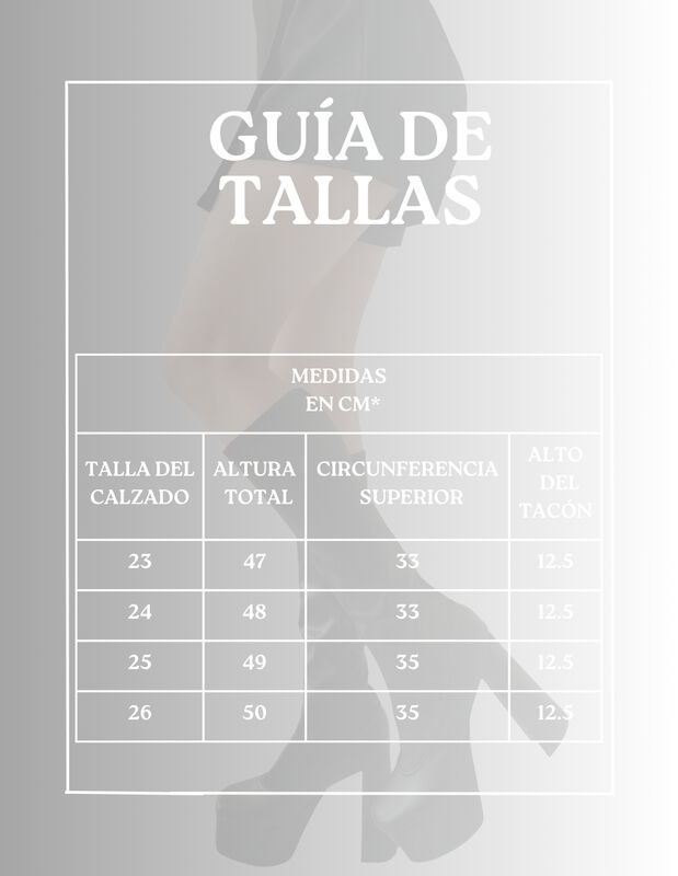 BOTAS DE PLATAFORMA PARA MUJER MALABIS BOT-1020... image number null