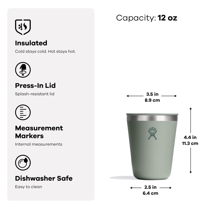 Vaso Hydro Flask Para Exteriores, 350 Ml, Agave image number null