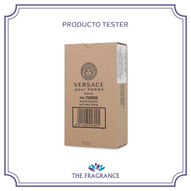 Tester Versace Pour Homme 100ml Edt Spray image number null