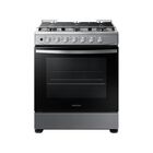 Estufa Samsung Nx52D3000Mv/Ax 30" 6 Quemadores C/Capelo Silver