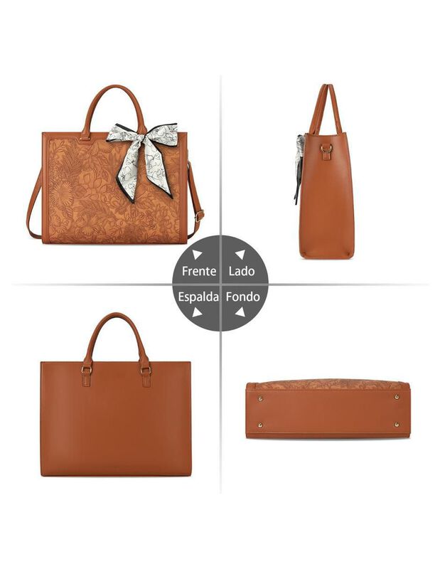 Bolsa Tote Pink Brule 4her Para Mujer image number null