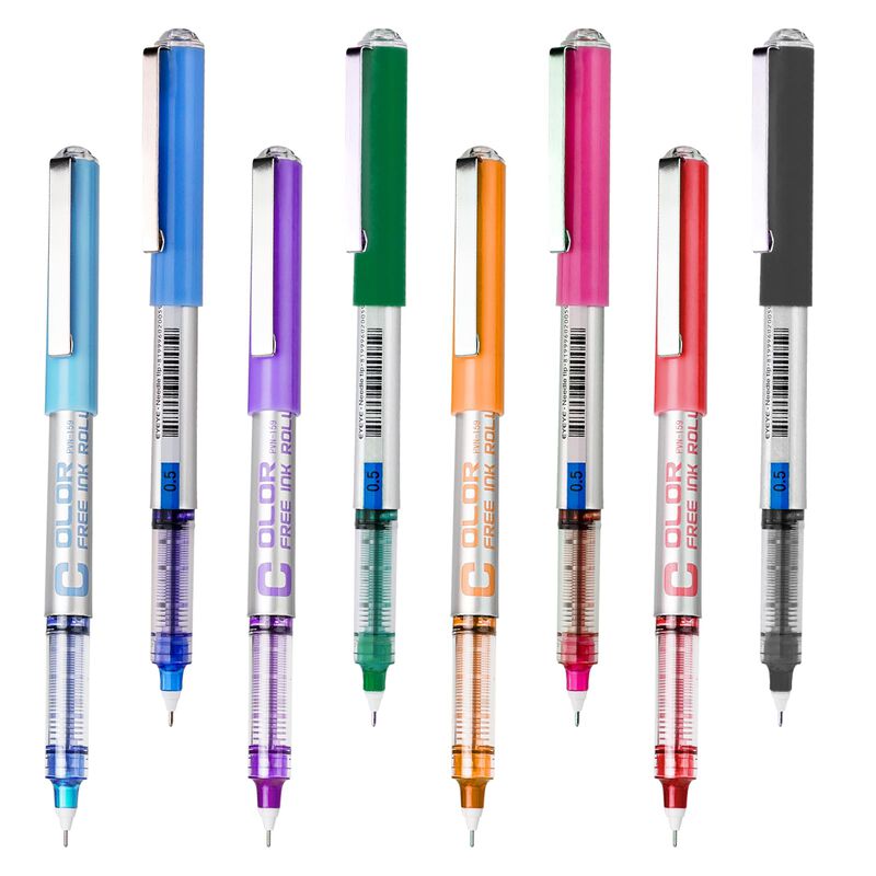 Bol&iacute;grafos Rollerball Eyeye 0,5 mm 8 Colores Pu... image number null