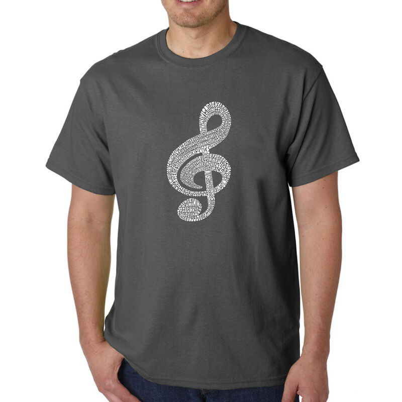 Camiseta Word Art Para Hombre - Nota Musical - ... image number null