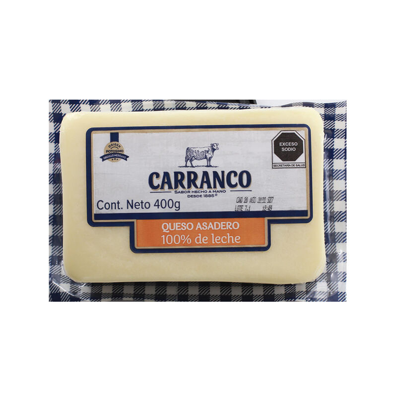 Queso Asadero Carranco 400gr image number null