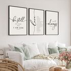 Set De Decoraci&oacute;n Mural Heiple Qu&eacute;date Quieto Y S&eacute; Que Soy Un Signo De Dios