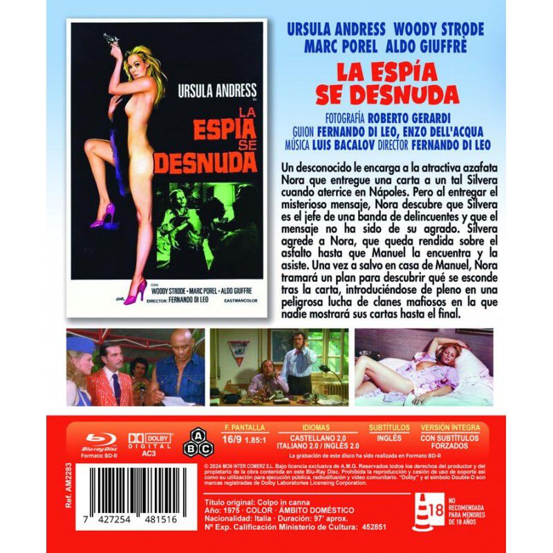 La Esp&iacute;a Se Desnuda [blu-ray] (1975) Colpo In C... image number null