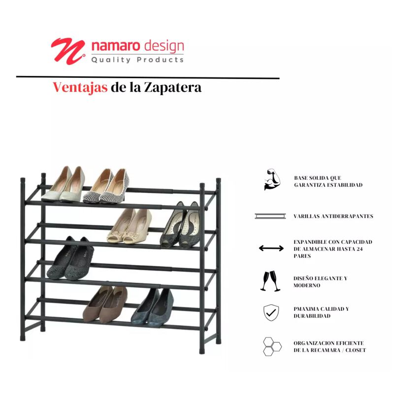 Zapatera Cuatro Niveles Expandible Karda Namaro... image number null