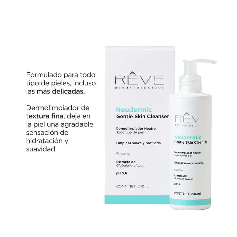 R&Ecirc;VE Neudermic Gentle Skin Cleanser 240 ml image number null